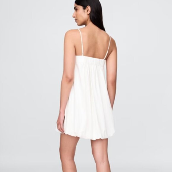 NWT GAP Linen Blend Off White Bubble Mini Dress - Picture 4 of 8